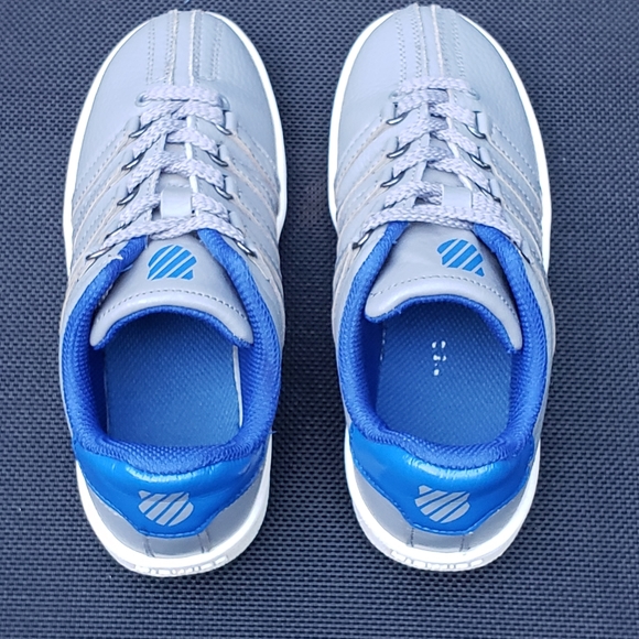 K-Swiss Classic VN Sneakers Gray/Blue leather Size 13.5 little boy - Picture 9 of 16